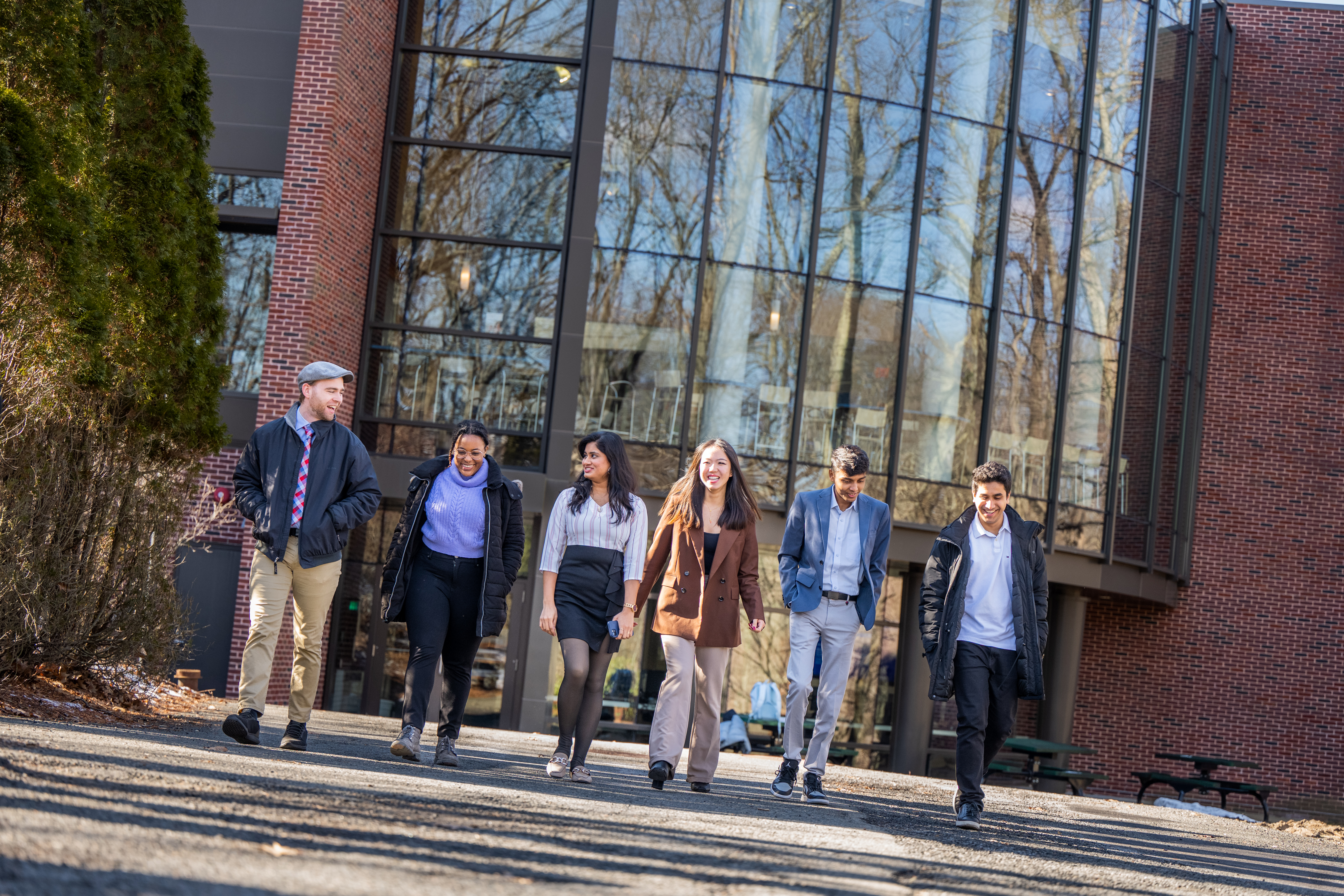 Students on campus